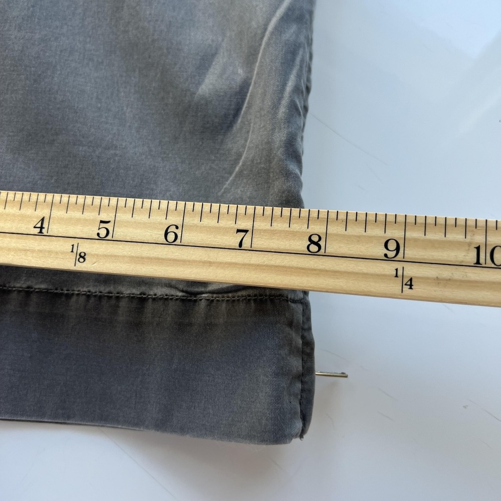 Eileen Fisher Pants Womens Small Gray Straight Leg Utility Zipper Hem Pockets - Picture 16 of 16